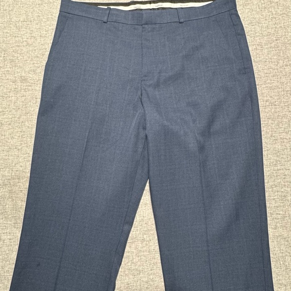 Perry Ellis Men’s Portofino Folio Flex Navy Blue Dress Pants Size 36x32 - Picture 2 of 3